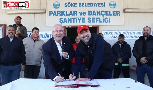 Söke Belediyesi LİMA A.Ş. İşçilerinin Toplu İş Sözleşmesi İmzalandı