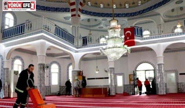 Söke Belediyesi’nden Ramazan öncesi camilerde kapsamlı temizlik