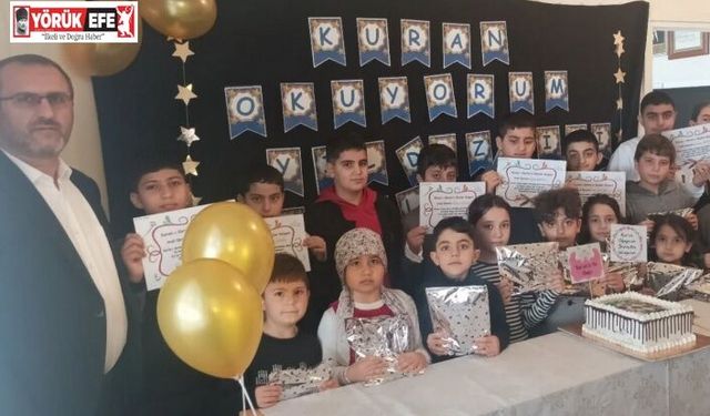 Söke’de Kur’an Kursu öğrencileri için Kur’an’a geçiş merasimi düzenlendi
