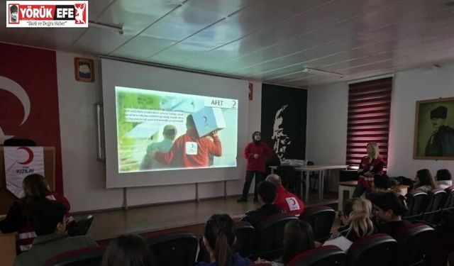 Söke’de öğrencilere afet ve iklim değişikliği farkındalığı