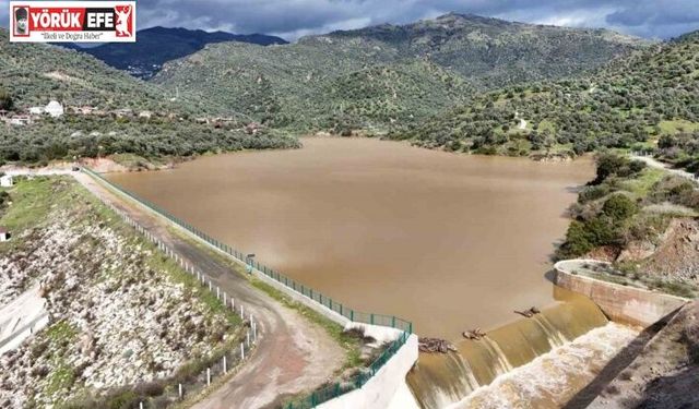 Sultanhisar’da göletler sağanakla doldu taştı