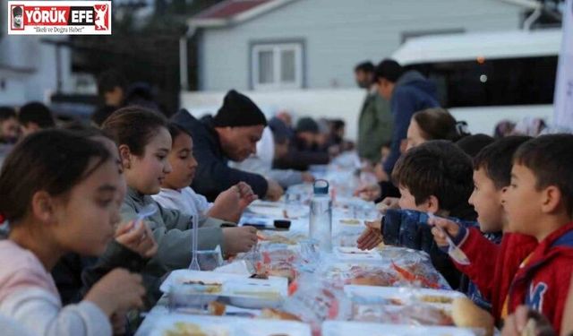 Akköylüler, Didim Belediyesi’nin iftar sofrasında buluştu