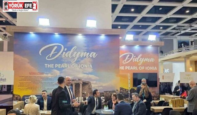 Almanya’daki fuarda Didim Belediyesi standına yoğun ilgi