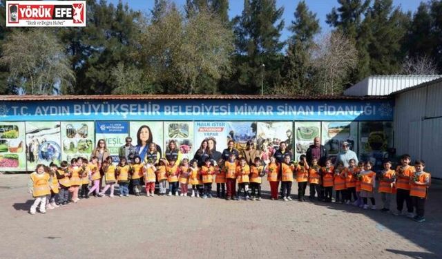 Aydın’da öğrenciler doğa sevgisini öğreniyor