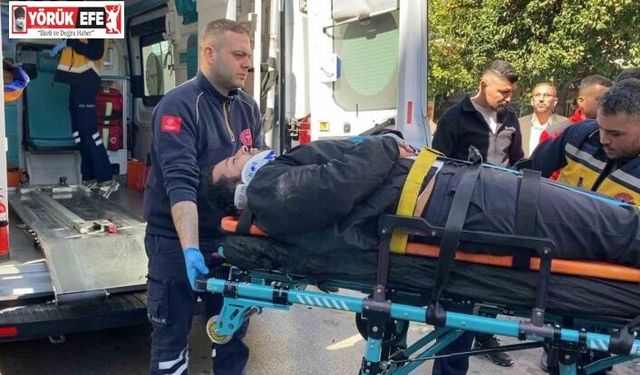 Aydın’da otomobille çarpışan motosikletli yaralandı