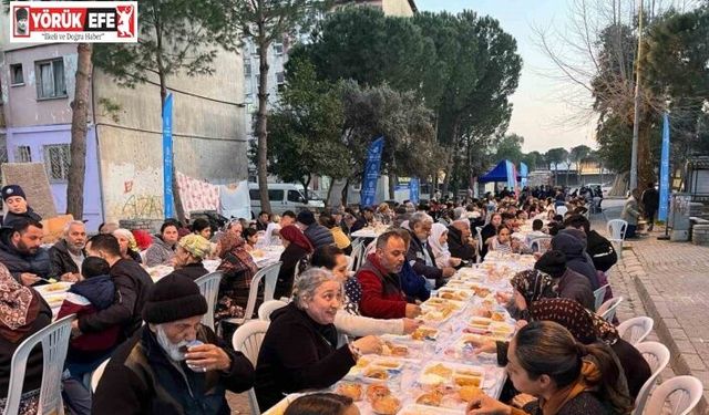 Aydınlı vatandaşlar Büyükşehir’in iftar sofrasında buluştu