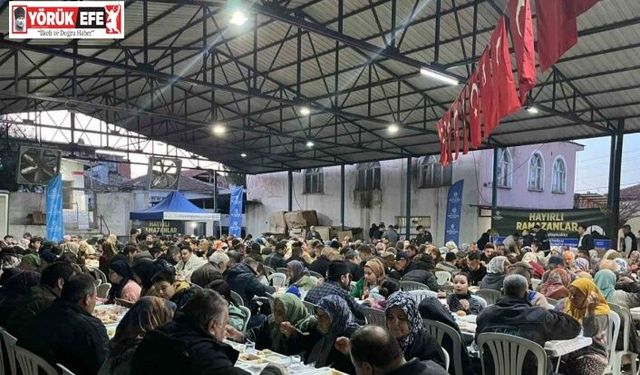 Büyükşehir’in iftar sofrasında oruçlar dualarla açıldı