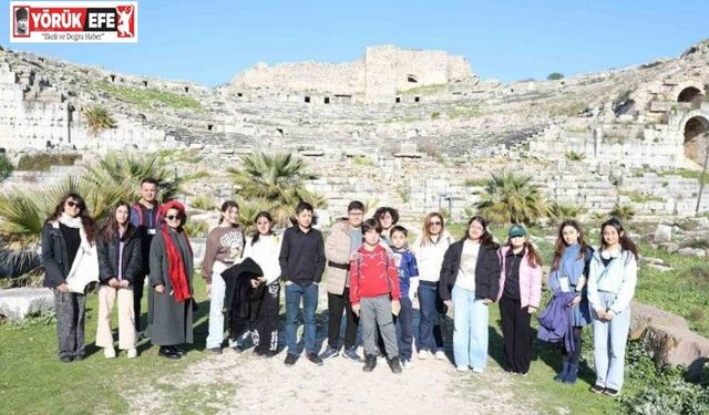 Didim Çocuk Meclisi’nden Miletos’ta matematik yolculuğu