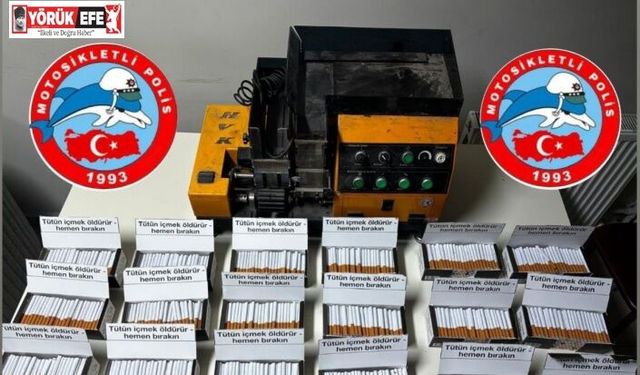 Durdurulan araçtan kaçak tütün çıktı