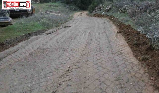 Kavaklı Mahallesi’ndeki bahçe yolu yenilendi