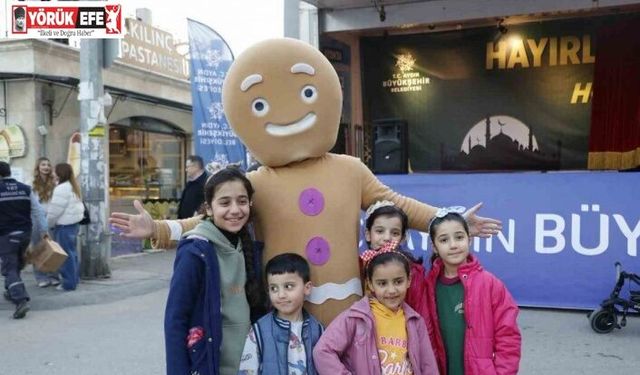 Köşklü çocuklar Büyükşehir’in Ramazan şenliğinde eğlendi