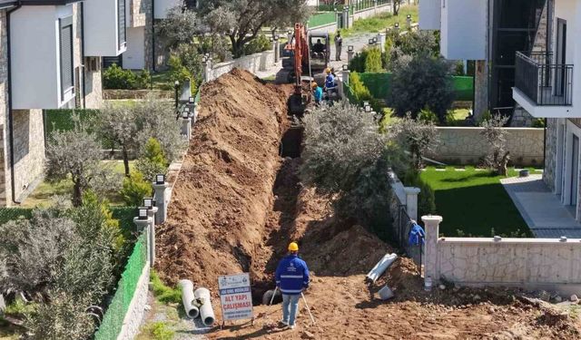 Aydın Büyükşehir'den Davutlar'da altyapı yatırımı