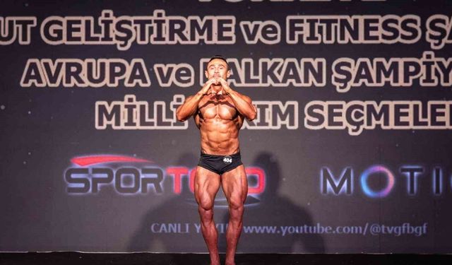 Aydınlı vücut geliştirme sporcusundan Avrupa seçmelerinde başarı
