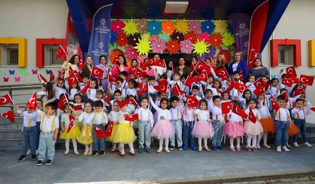 Büyükşehir'in Çocuk Gelişim Merkezleri'nde 23 Nisan etkinlikleri düzenlendi