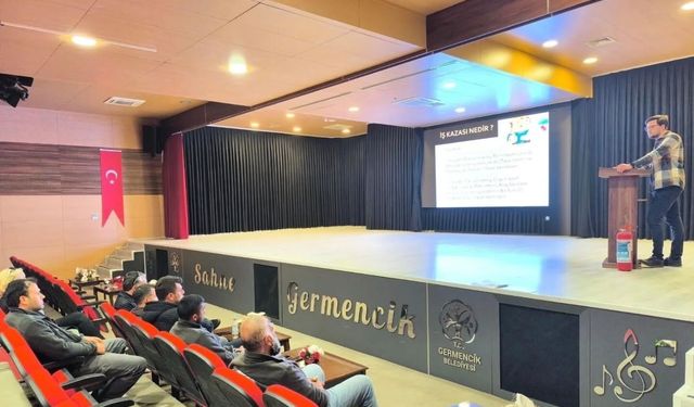 Germencik Belediyesi'nden personele iş güvenliği eğitimi
