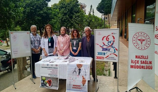 Nazilli'de vatandaşlara kalp sağlığı anlatıldı