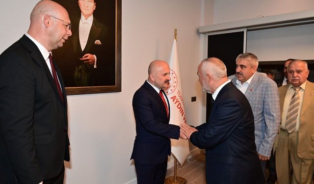 Aydın protokolü bayramlaştı