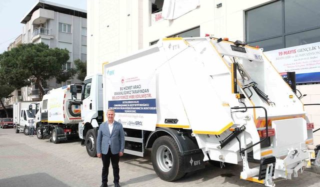 Buharkent Belediyesi'nin temizlik filosu güçlendi