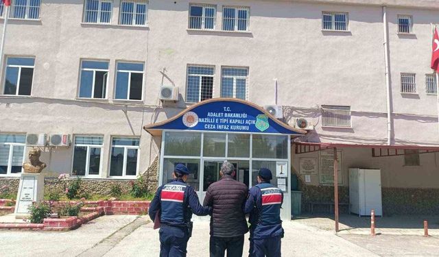 Buharkent'te 11 yıl hapis cezası ile aranan hükümlü yakalandı