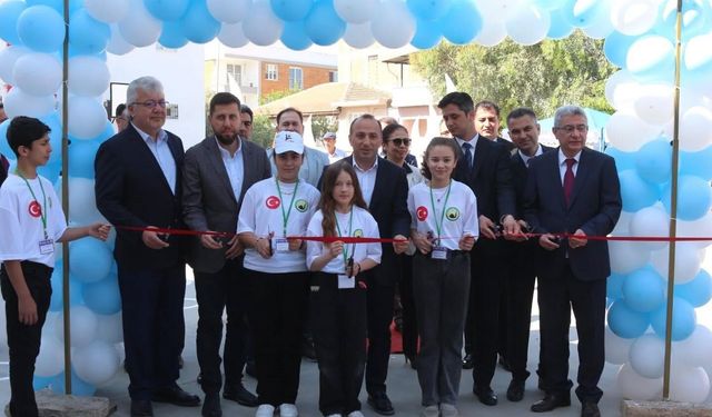 Çine'de öğrenciler projelerini bilim fuarında sergiledi