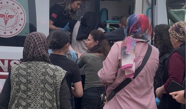 Dumanları gören yaşlı kadın fenalaştı
