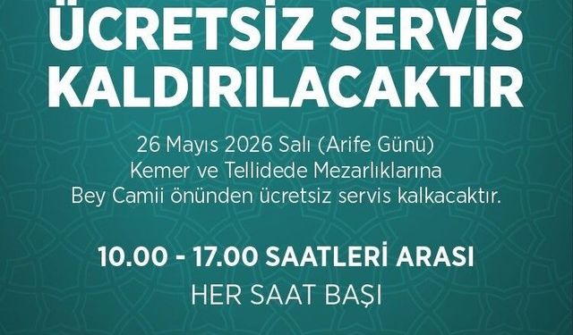 Efeler Belediyesi'nden ücretsiz ulaşım desteği