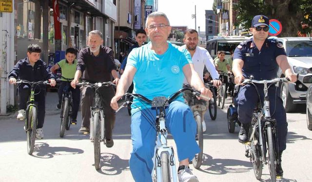 Köşk'te 19 Mayıs coşkusu pedal çevirerek kutlandı