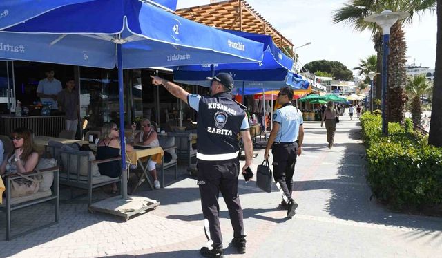 Kuşadası'nda plajlarda 'sıfır işgaliye' denetimi sıklaştı