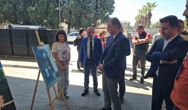 Nazilli'de bilim fuarında öğrenciler projelerini sergilendi