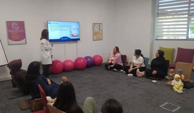 Nazilli'de Gebe Okulunda ağız ve diş sağlığı seferberliği
