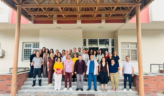 Söke Devlet Hastanesi'nde bayramlaşma programı düzenlendi