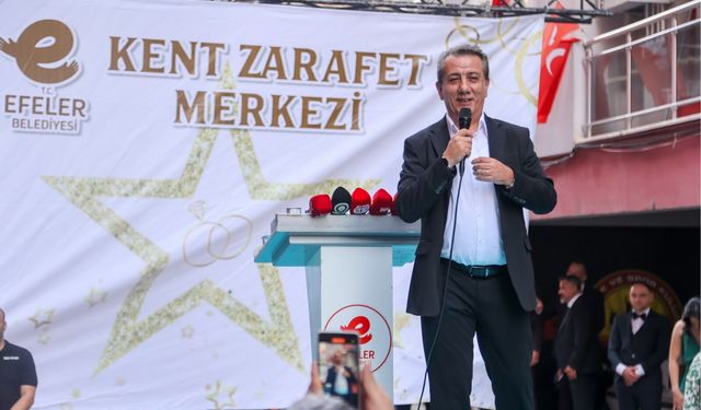 BAŞKAN YETİŞKİN’İN EVLENECEK ÇİFTLERE HEDİYESİ KENT ZARAFET MERKEZİ  AÇILDI