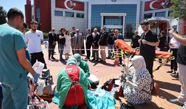 ADÜ'de tatbikat başarıyla yapıldı