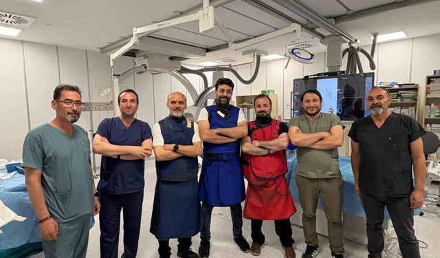 Aydın Şehir Hastanesi'nde ilk DSA işlemi başarıyla gerçekleştirildi