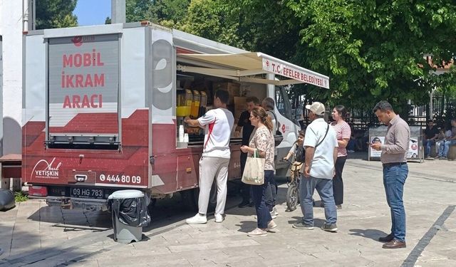 EFELER BELEDİYESİ’NDEN ÖĞRENCİLERE VE VELİLERE SERİNLETEN DESTEK