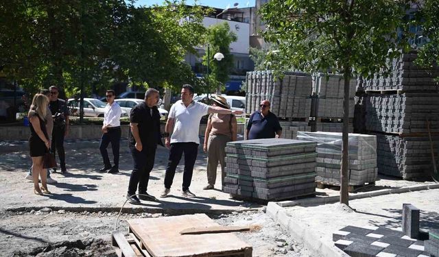 Kuşadası Cumhuriyet Mahallesi 5 bin metrekare daha yeni yola kavuşacak