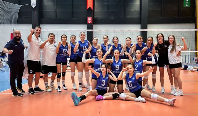 AYDIN BBSK MİDİ KIZ TAKIMI, TÜRKİYE ŞAMPİYONASI'NDA SON 16 TURUNDA