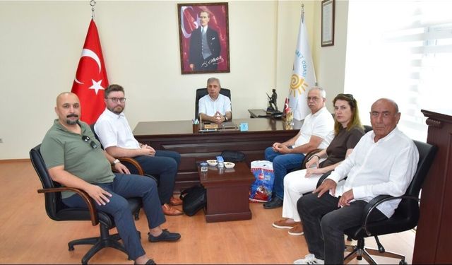 Didim’in Kardeş Şehri Laubach’tan Ticaret Odasına Ziyaret
