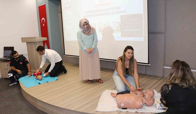 Aydın Ticaret Odası üyeleri ilk yardım eğitimi aldı