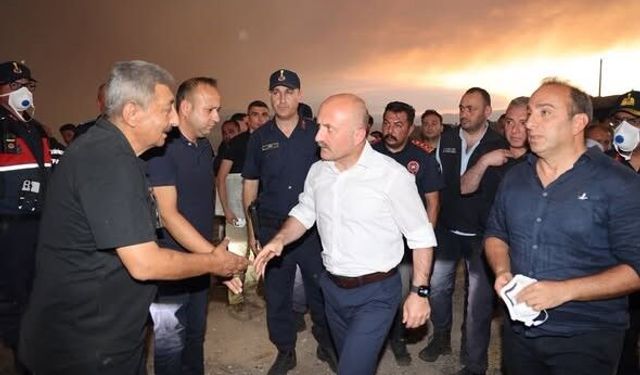 Aydın Valisi Varol yangın bölgesinde incelemelerde bulundu