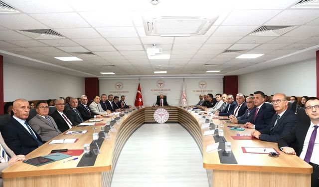 Aydın'da Bağımlılıkla Mücadele İl Koordinasyon Kurulu toplandı