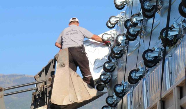Bozdoğan Belediyesi'ne 50 çöp konteyneri
