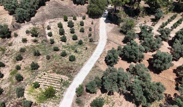 Bozdoğan Güvenir'de yol çalışması tamamlandı