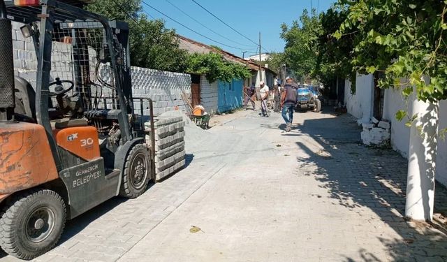 Germencik Belediyesi'nden dört mahallede eş zamanlı çalışma