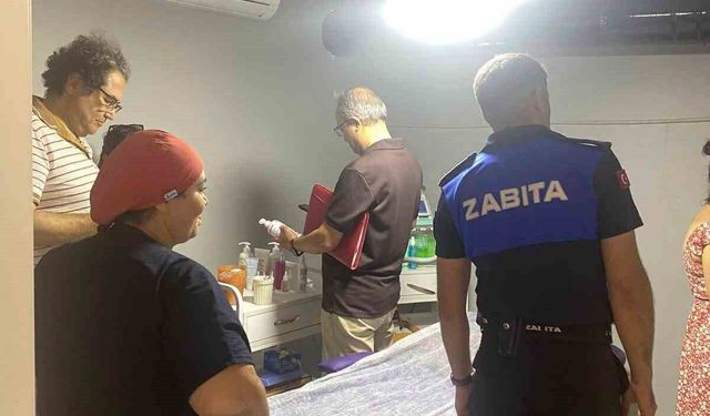Germencik Belediyesi'nden güzellik merkezlerine ortak denetim