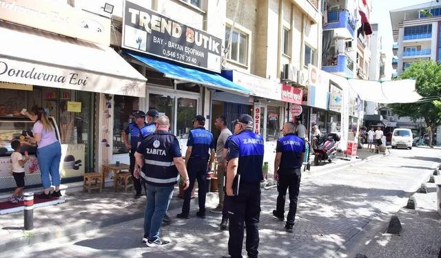 İncirliova'da kaldırım işgaline geçit yok