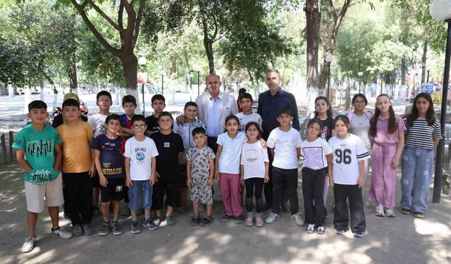 İncirliova'da Kur'an kursu öğrencileri Kültür Park'ta ağırlandı