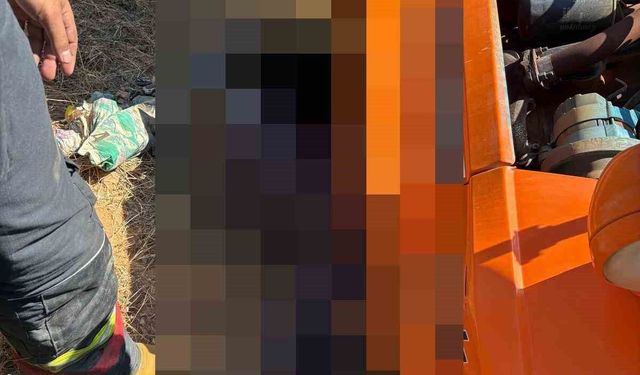 Karacasu'da traktör devrildi: 1 ölü