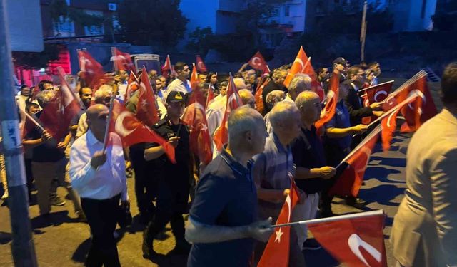 Kuşadası, Didim ve Bozdoğan'da 15 Temmuz unutulmadı