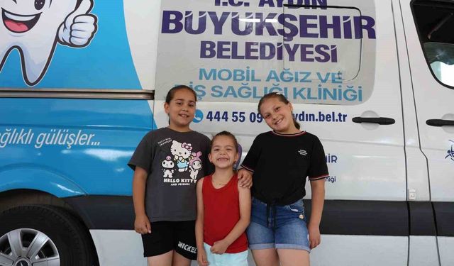 Mobil ağız ve diş sağlığı klinikleri 5 ilçede vatandaşlarla buluştu